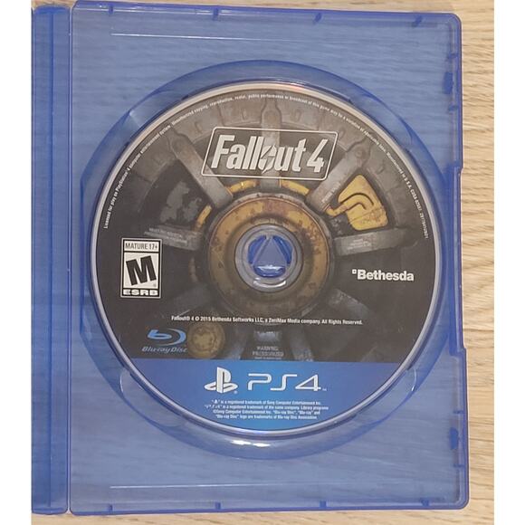 Fallout 4 Sony PlayStation 4 (2015) Ps4 Video Game Disc Only Pre-owned Untested - Picture 1 of 2